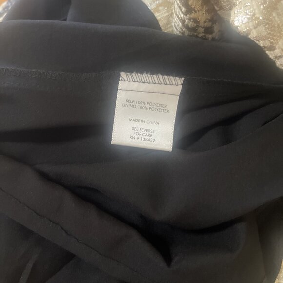 ModCloth Metallic Polka Dot Dress Women's Sz L Lined Pockets Zipper - Picture 14 of 15